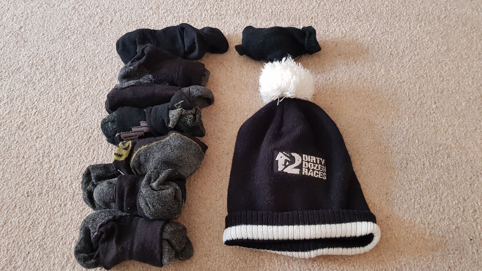 Socks and a beanie