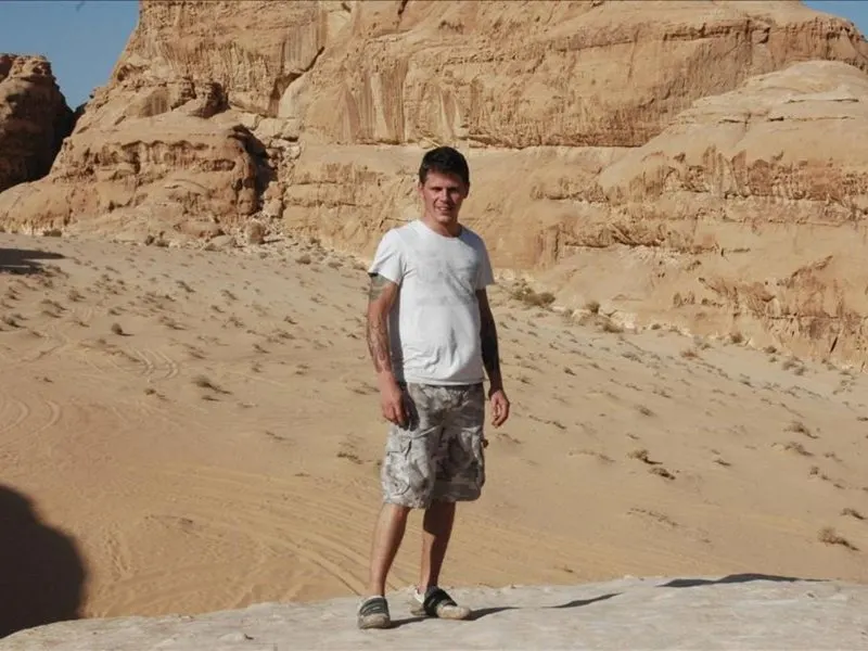 Sandboard Down A Desert Dune