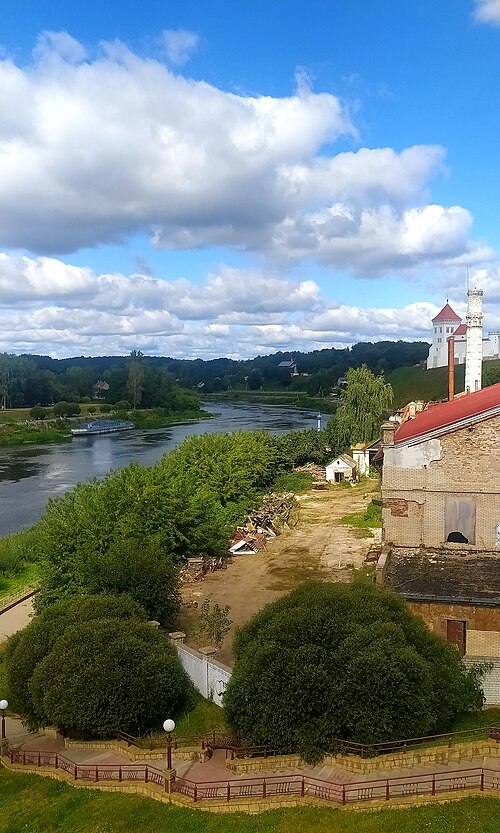 Riverside views from the castle hill