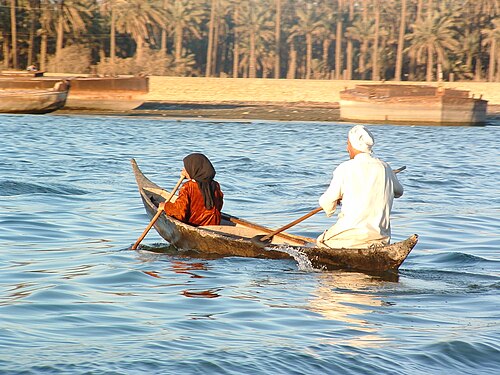 Boat on the Shatt al-Arab