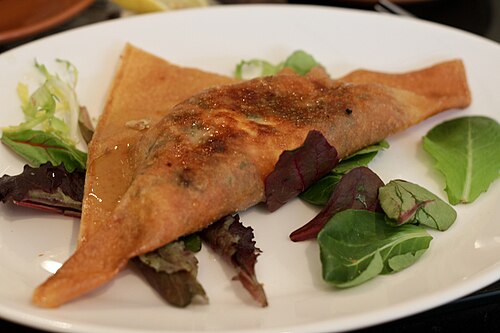 Eat brik and couscous