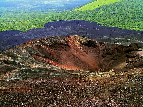 Volcano boarding on Cerro Negro