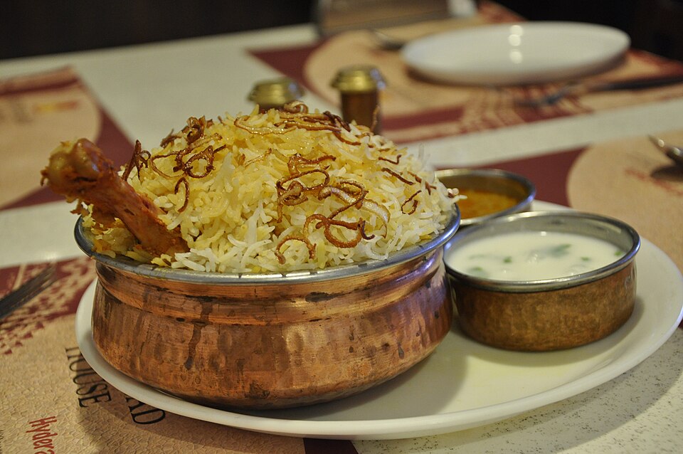 Eat kacchi biryani