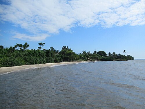 Beaches south of the city