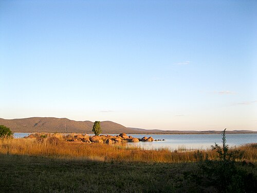 Sunset at Gaborone Dam