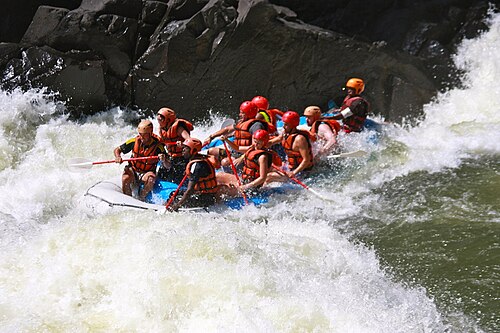 White-water rafting