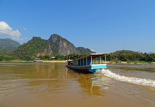 Sunset on the Mekong
