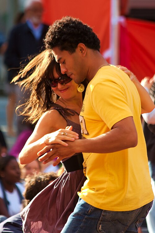 Dance bachata and merengue