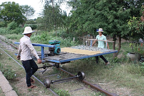 Ride the bamboo train