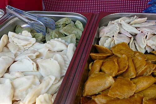 Eat pierogi and obwarzanki