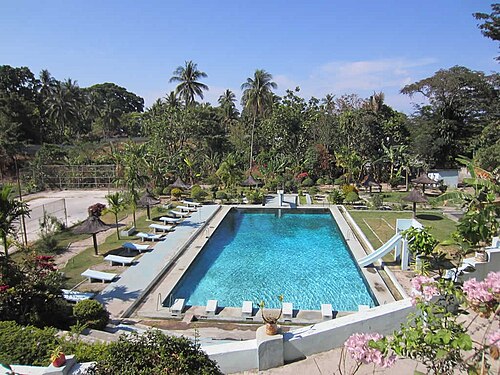 The spring-fed pool