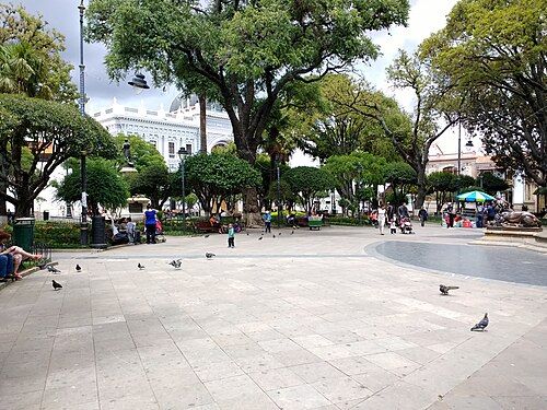 Plaza 25 de Mayo and the cathedral