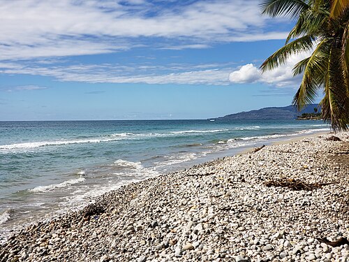 Beaches along the coast