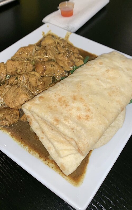 Eat roti