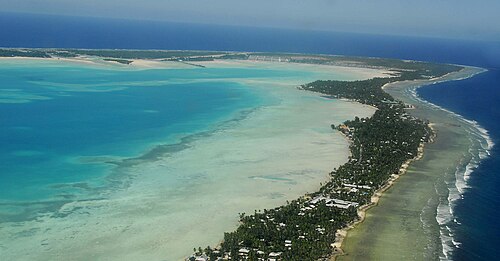 Tarawa lagoon