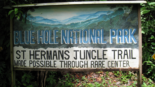 St Herman's Blue Hole National Park