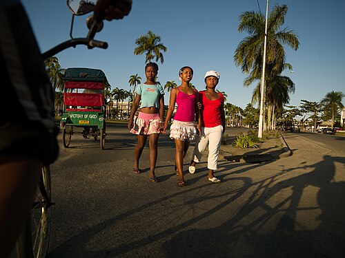 The seafront boulevard