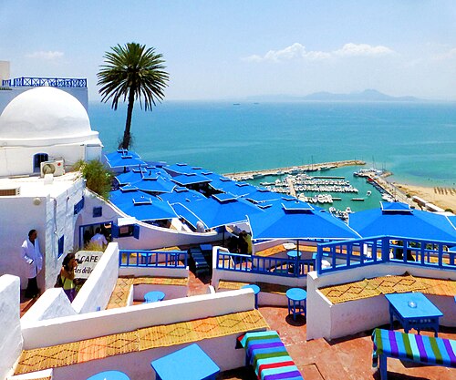 Mint tea in Sidi Bou Said