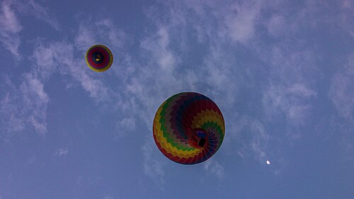 Hot-air balloon flight