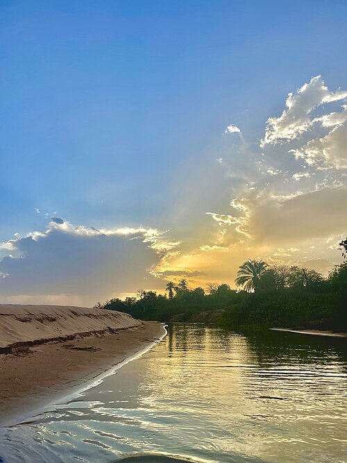 Pirogue trip on the Niger