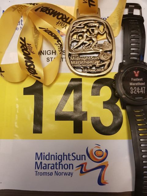Polar Night Half-Marathon, Norway